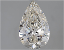 Diamante Natural 1.53 quilates, De pera , Color H, claridad SI1 y certificado IGI