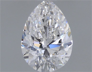 Foto Diamante Natural 0.71 quilates, De pera , Color D, claridad SI1 y certificado GIA de
