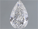 Natural Diamond 0.70 Carats, Pear with  Cut, D Color, VS1 Clarity and Certified by GIA