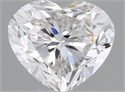 Natural Diamond 0.40 Carats, Heart with  Cut, H Color, VVS1 Clarity and Certified by GIA