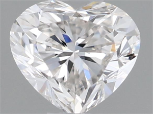 Foto Diamante Natural 0.40 quilates, Corazón , Color H, claridad VVS1 y certificado GIA de