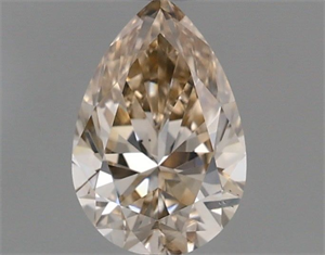 Picture of Natural Diamond 0.41 Carats, Pear with  Cut, N Color, VS1 Clarity and Certified by IGI