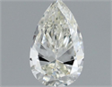 Natural Diamond 0.22 Carats, Pear with  Cut, I Color, VVS2 Clarity and Certified by IGI