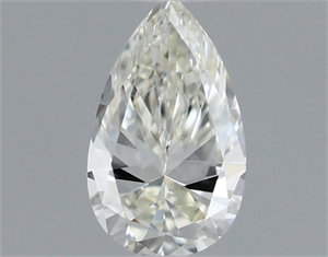Picture of Natural Diamond 0.22 Carats, Pear with  Cut, I Color, VVS2 Clarity and Certified by IGI