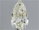 Diamante Natural 1.00 quilates, De pera , Color K, claridad SI2 y certificado IGI
