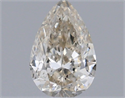Natural Diamond 0.32 Carats, Pear with  Cut, J Color, SI2 Clarity and Certified by IGI