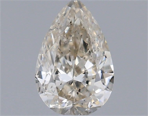 Foto Diamante Natural 0.32 quilates, De pera , Color J, claridad SI2 y certificado IGI de