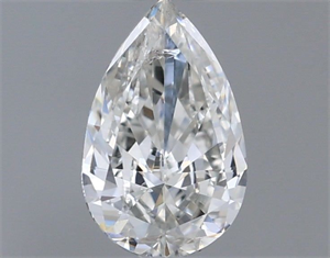 Picture of Natural Diamond 0.24 Carats, Pear with  Cut, G Color, SI2 Clarity and Certified by IGI