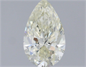 Natural Diamond 0.96 Carats, Pear with  Cut, K Color, SI2 Clarity and Certified by IGI
