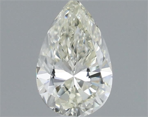 Picture of Natural Diamond 0.20 Carats, Pear with  Cut, H Color, IF Clarity and Certified by IGI