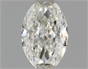 Natural Diamond 0.40 Carats, Oval with  Cut, H Color, VVS1 Clarity and Certified by GIA