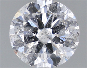 Picture of Natural Diamond 0.91 Carats, Round with Excellent Cut, F Color, I1 Clarity and Certified by IGI