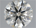 Natural Diamond 0.72 Carats, Round with Excellent Cut, J Color, SI1 Clarity and Certified by IGI