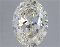 Diamante Natural 1.50 quilates, Ovalado , Color J, claridad SI2 y certificado IGI