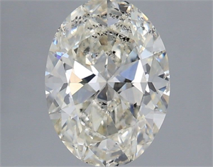 Foto Diamante Natural 1.50 quilates, Ovalado , Color J, claridad SI2 y certificado IGI de