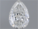Natural Diamond 0.23 Carats, Pear with  Cut, F Color, SI2 Clarity and Certified by IGI