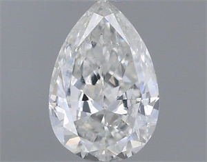 Picture of Natural Diamond 0.23 Carats, Pear with  Cut, F Color, SI2 Clarity and Certified by IGI