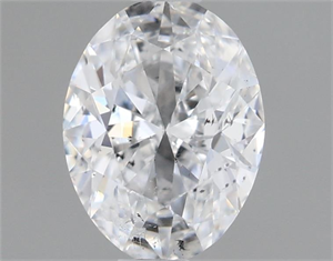 Picture of Natural Diamond 0.70 Carats, Oval with  Cut, D Color, SI1 Clarity and Certified by GIA