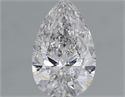 Natural Diamond 0.96 Carats, Pear with  Cut, E Color, SI2 Clarity and Certified by IGI