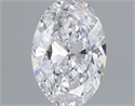 Natural Diamond 0.30 Carats, Oval with  Cut, D Color, SI1 Clarity and Certified by GIA