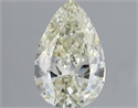 Natural Diamond 1.00 Carats, Pear with  Cut, J Color, SI1 Clarity and Certified by IGI