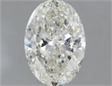 Natural Diamond 1.53 Carats, Oval with  Cut, I Color, SI2 Clarity and Certified by IGI