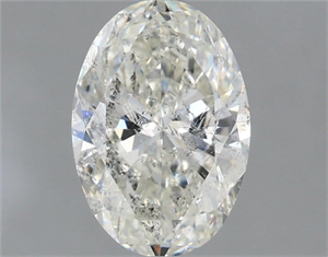 Picture of Natural Diamond 1.53 Carats, Oval with  Cut, I Color, SI2 Clarity and Certified by IGI