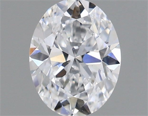 Picture of Natural Diamond 0.41 Carats, Oval with  Cut, D Color, VS1 Clarity and Certified by GIA