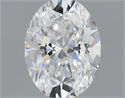 Natural Diamond 0.30 Carats, Oval with  Cut, G Color, VVS2 Clarity and Certified by GIA