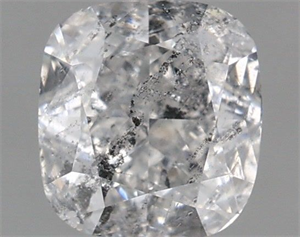 Picture of Natural Diamond 0.96 Carats, Cushion with  Cut, F Color, I1 Clarity and Certified by IGI