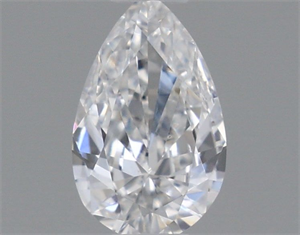 Picture of Natural Diamond 0.23 Carats, Pear with  Cut, E Color, VVS1 Clarity and Certified by GIA