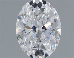 Foto Diamante Natural 0.60 quilates, Ovalado , Color D, claridad SI2 y certificado GIA de