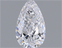 Diamante Natural 0.30 quilates, De pera , Color D, claridad I1 y certificado GIA