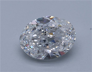 Foto Diamante Natural 5.48 quilates, Ovalado , Color D, claridad VS1 y certificado GIA de