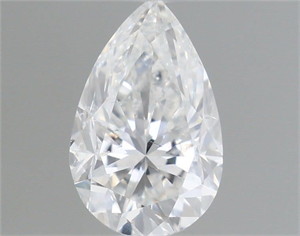 Picture of Natural Diamond 0.51 Carats, Pear with  Cut, E Color, SI2 Clarity and Certified by GIA