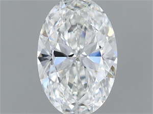 Picture of Natural Diamond 0.40 Carats, Oval with  Cut, F Color, IF Clarity and Certified by GIA