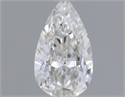 Natural Diamond 0.43 Carats, Pear with  Cut, G Color, IF Clarity and Certified by GIA