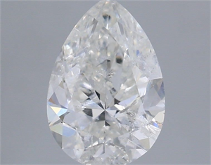 Picture of Natural Diamond 1.00 Carats, Pear with  Cut, F Color, I1 Clarity and Certified by IGI