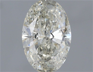 Foto Diamante Natural 1.01 quilates, Ovalado , Color I, claridad SI2 y certificado IGI de