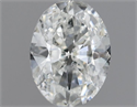 Natural Diamond 0.50 Carats, Oval with  Cut, G Color, VS2 Clarity and Certified by GIA