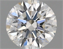 Natural Diamond 0.40 Carats, Round with Excellent Cut, D Color, SI1 Clarity and Certified by IGI