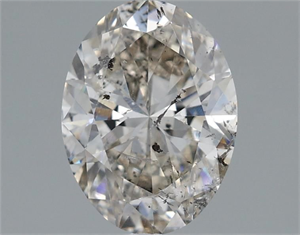 Foto Diamante Natural 1.01 quilates, Ovalado , Color I, claridad SI2 y certificado IGI de