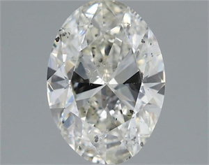 Foto Diamante Natural 1.00 quilates, Ovalado , Color I, claridad SI2 y certificado IGI de