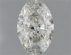 Picture of Natural Diamond 1.01 Carats, Oval with  Cut, I Color, I1 Clarity and Certified by IGI