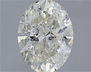Picture of Natural Diamond 1.00 Carats, Oval with  Cut, H Color, SI2 Clarity and Certified by IGI