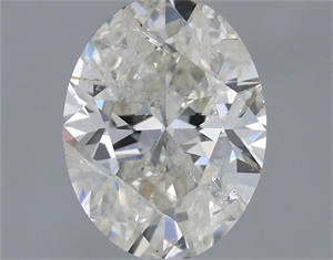 Foto Diamante Natural 1.04 quilates, Ovalado , Color H, claridad I1 y certificado IGI de