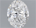 Natural Diamond 1.01 Carats, Oval with  Cut, E Color, I1 Clarity and Certified by IGI