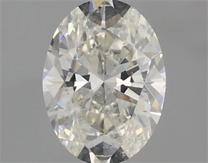 Picture of Natural Diamond 1.00 Carats, Oval with  Cut, H Color, SI1 Clarity and Certified by IGI