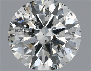Picture of Natural Diamond 0.52 Carats, Round with Excellent Cut, H Color, I1 Clarity and Certified by IGI