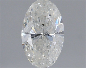 Picture of Natural Diamond 1.00 Carats, Oval with  Cut, H Color, SI2 Clarity and Certified by IGI